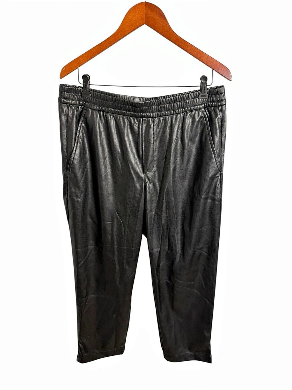 SPANX Faux Leather Leggings Black Size 3X